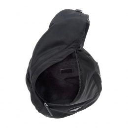 ◆당일◆25FW 삼각 로고 슬링백&백팩 블랙 2VZ092 2DMG F0002