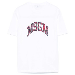 ◆키즈◆25SS 여성 로고 프린트 티셔츠 화이트 S5MSJGTH255 001