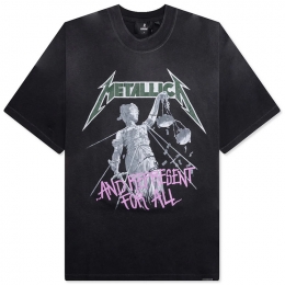 ◆당일◆25SS 메탈리카 저스티스 SS 티셔츠 스테인드블랙 MLM4352 230