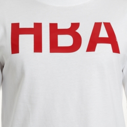 ◆14주년◆에나멜 로고 티셔츠 화이트 HMAB001F15001015 0188