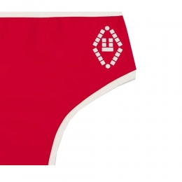 ◆키즈◆24SS 키즈 로고 프린팅 투피스 스윔슈트 레드 S24062 038CD