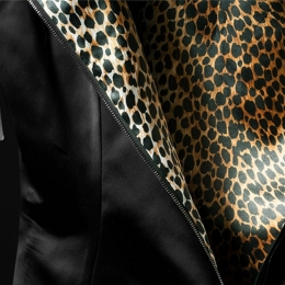 ◆14주년◆호피 라이닝 슬립 나시 원피스 블랙 SD2246 TNREL