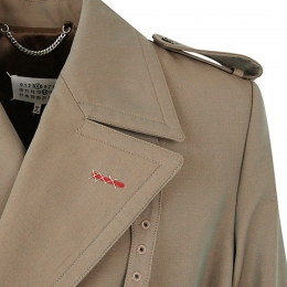 ◆당일◆25SS 백 스티치 벨티드 트렌치코트 데저트세이지그린 SI1AH0002 S54159 154