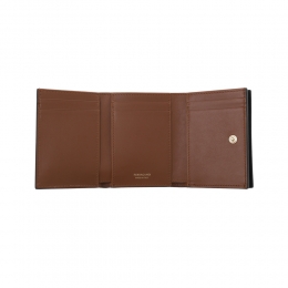 ◆당일◆26SS 로고 투톤 트라이폴드 반지갑 블랙/브라운 22-0867 0779959