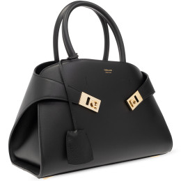 ◆당일◆25FW 허그 미디움 탑핸들 토트&숄더백 블랙 21-5608 0766758