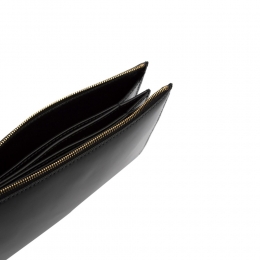 ◆12주년◆로고 프린트 스트랩 클러치백 블랙 JSPS840084 WSS00080N 001