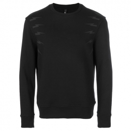 ◆12주년◆썬더 볼트 맨투맨 블랙 PBJS333A G517S 01