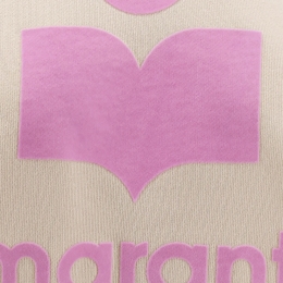 ◆당일◆26SS 밀리니 MILLYNY 벨벳 로고 맨투맨 에쿠르/핑크 SW0160FA D1M04E ECPK