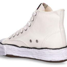 ◆당일◆23FW 피터슨23 OG 솔 캔버스 하이탑 스니커즈 화이트 A11FW701 WHITE