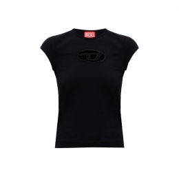 ◆당일◆26SS T ANGIE 컷 아웃 티셔츠 블랙 A06268 0AFAA 9XXA