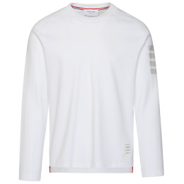 ◆당일◆25SS 사선 완장 긴팔 티셔츠 화이트 MJS245A 07323 100