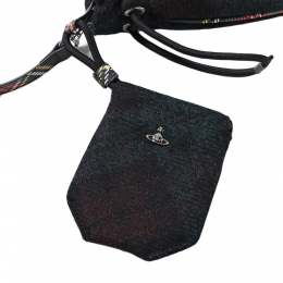 ◆당일◆26SS 드로스트링 체크 파우치백 멀티 57010006U W018E K201