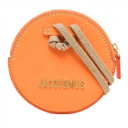 ◆당일◆25FW 메탈 로고 라운드 미니 크로스백 오렌지 215SL01 215 304740