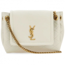 ◆당일◆25FW 금장 로고 NOLITA 미니 체인백 크림화이트 672738 1EL07 9207