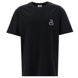 ◆당일◆24SS 휴고 HUGO 로고 자수 티셔츠 블랙 TS0149HB B1N02H 01BK