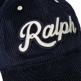 ◆당일◆25FW 로고 패치 코듀로이 캡모자 블루 211A90415 001