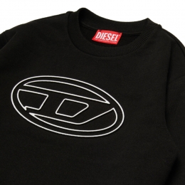 ◆키즈◆24FW 키즈 로고 프린트 맨투맨 블랙 J01787 0IEAX K900