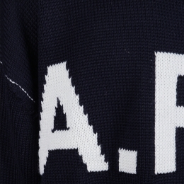 ◆당일◆26SS 론드 ROND 로고 니트 다크네이비 WOASL M23009 IAK