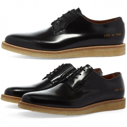 ◆당일◆24SS 더비 샤인 레더 슈즈 블랙 2305 7547