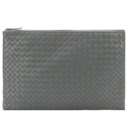 ◆당일◆25SS 인트레치아토 위빙 클러치백 그레이 522430 V001N 8522