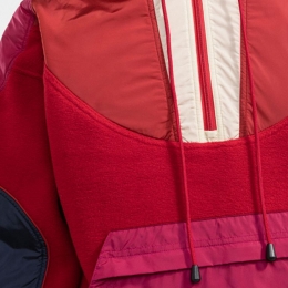 ◆15주년◆맨시 MANTSYH 컬러블록 기모 아노락 자켓 레드 MA1063 21A010H 70RD