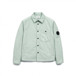 ◆키즈◆키즈 렌즈 와펜 크롬-R 패딩셔츠 자켓 라이트민트 20CKOW101B 00L3C00 804