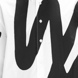 ◆13주년◆로고 아플리케 셔츠 화이트 SH0153 PG0640 001