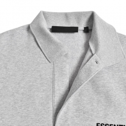 ◆당일◆24FW 에센셜 로고 카라 기모 맨투맨 라이트그레이 192HO244398F LIGHT HEATH