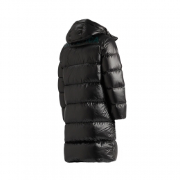 ◆당일◆25FW 티마보 TIMAVO 로고 패치 후드 패딩 자켓 블랙 VUDJ08526K0001 BKS