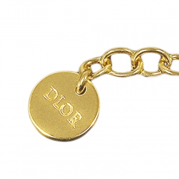 ◆당일◆25FW 쁘띠 로고 큐빅 넥클리스 골드 N3251WOMCY 04P