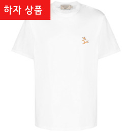 ◆하자◆칠랙스 폭스 반팔 티셔츠 화이트 GU00154KJ0010 P100