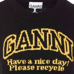 ◆당일◆24SS 그래픽 로고 니트 조끼 블랙 K2091 099