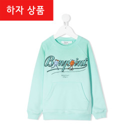 ◆하자◆키즈 시그니처 로고 포켓 맨투맨 스카이블루 S01BSWKN0801 141A