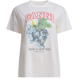 ◆당일◆25FW 그레이프 프린트 로고 티셔츠 이그리트 T4230 135