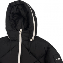 ◆키즈◆키즈 후드 지퍼 소프트 나일론 푸퍼 자켓 블랙 F5MSJGPF005 110