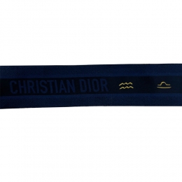 ◆당일◆25FW 아스트랄 플라워즈 미차 실크 스카프 딥블루 55FWC106I603 565