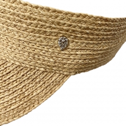 ◆당일◆26SS 케나 라피아 바이저햇 네추럴 HAT52380 KENNA NATURAL