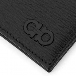 ◆당일◆25FW 더블 간치니 반지갑 블랙 66-A063 0733308