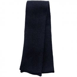 ◆당일◆23FW 골지 울 숏 머플러 네이비블루 SHORT SCARF NAVYBLUE