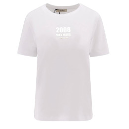 ◆당일◆25SS QUIETO 메탈릭 로고 티셔츠 화이트 2519971011 001