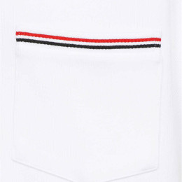 ◆당일◆25SS 삼선 포켓 폴로 티셔츠 화이트 MJP171A J0029 100