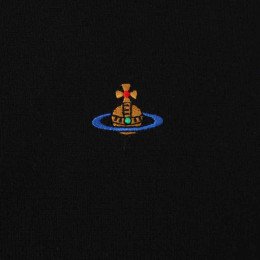 ◆당일◆23SS ORB 로고 자수 컷 아웃 폴로 티셔츠 블랙 3803001L Y000U N403