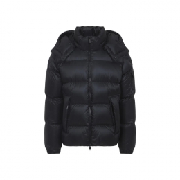 ◆당일◆25FW 쿠예르 COUYERE 로고 패치 패딩자켓 블랙 1A001 58 597XQ 999