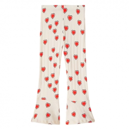 ◆키즈◆25FW 키즈 아웃라인 하트 트럼펫 플레어팬츠 오프화이트 25630105 11