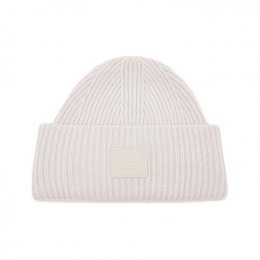 ◆당일◆25FW 라지 페이스 패치 울 비니 라이트그레이 C40425 AAB