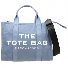 ◆당일◆25SS 시그니처 로고 트래블러 미디움 토트&크로스백 블루 M0016161 481