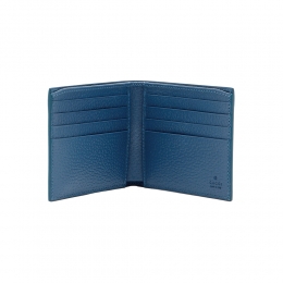 26SS GG 슈프림 투톤 반지갑 블루/베이지 768243 FACQC 9441