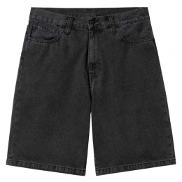 ◆당일◆25SS LANDON 루즈핏 로고 패치 데님 숏팬츠 블랙 I030469 8906