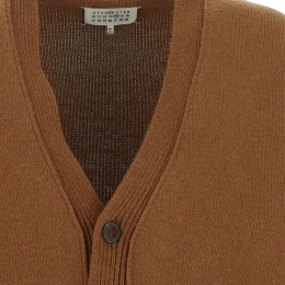 ◆당일◆25SS 백 스티치 엘보 패치 가디건 브라운 SI1GP0003 S18064 133F