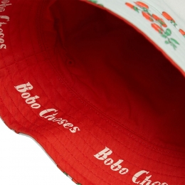 ◆키즈◆키즈 쥬씨 토마토 올오버 리버시블 버킷햇 레드 B126AI020 611